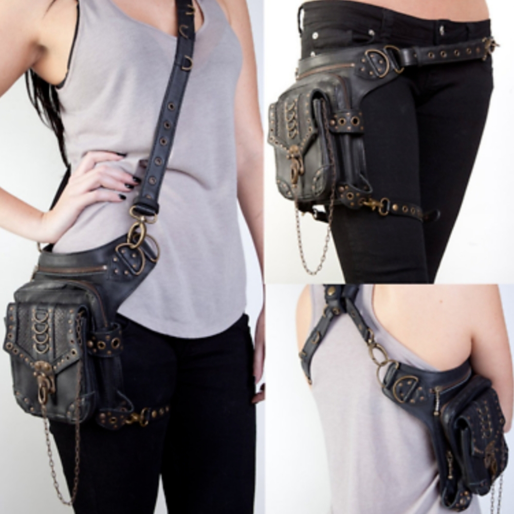Steel Master Brand Black/Brass Utility Bag